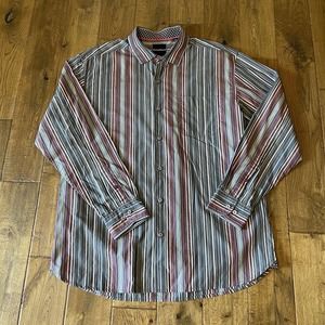 Tommy Bahama Multicolor Striped Casual Button Down Shirt